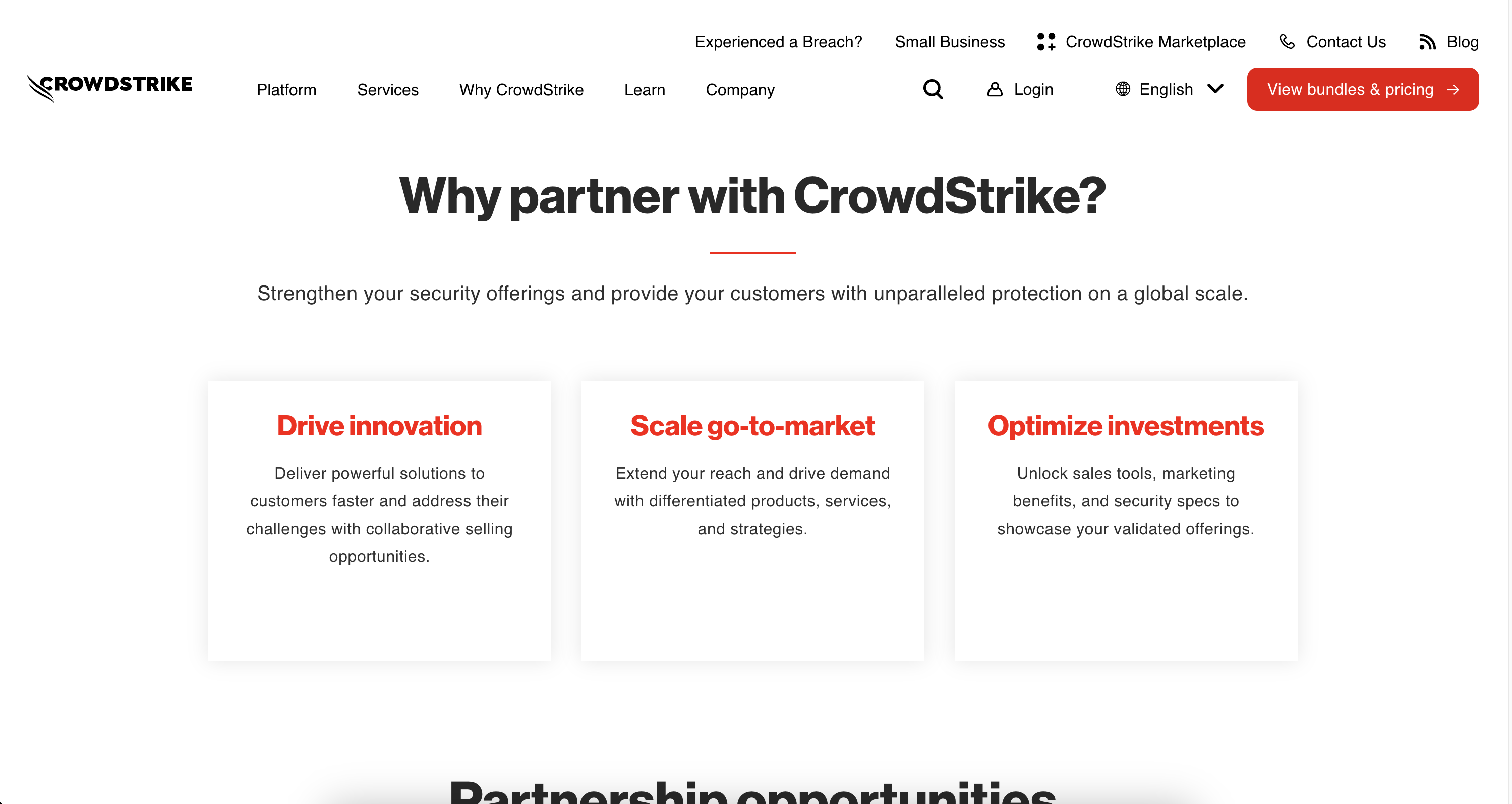 Analyze competitor's partners to see if they are going for partner-led growth